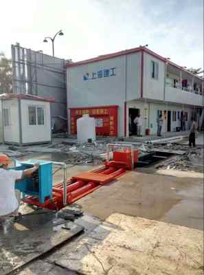 杭州工地大門(mén)沖洗平臺(tái) 蚌山工地洗車(chē)槽